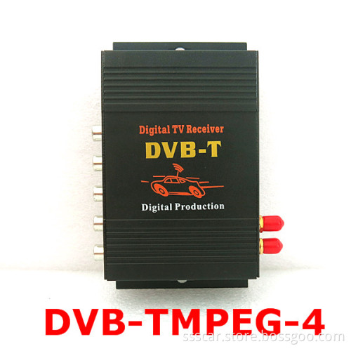 Dual Tuner Mobile Digital TV Receiver Car DVB-T MPEG-4 (M-618)